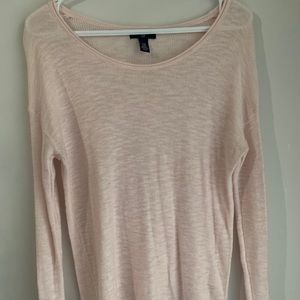 gap baby pink knit sweater